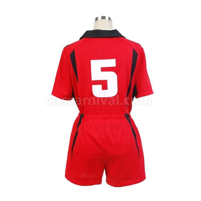 Haikyuu Nekoma High School Kozume Kenma Uniform Cosplay Costume, back view