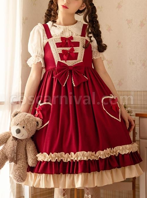 Hawthorn-Milk-Cover-Series-Red-Cute-Daily-Lace-Bow-Knot-Love-Heart-Decoration-Ruffle-Hem-Classic-Lolita-Sleeveless-Dress-coscarnival-2672