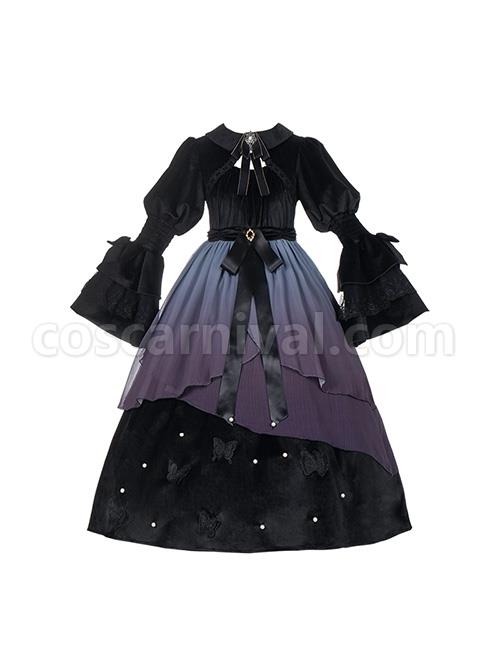 Hibiscus-Series-Spring-Elegant-Three-Dimensional-Butterfly-Embroidery-Gradient-Petal-Hem-Classic-Lolita-Long-Sleeved-Dress-coscarnival-2660
