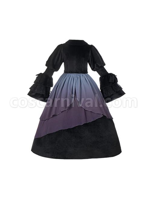 Hibiscus-Series-Spring-Elegant-Three-Dimensional-Butterfly-Embroidery-Gradient-Petal-Hem-Classic-Lolita-Long-Sleeved-Dress-coscarnival-2686