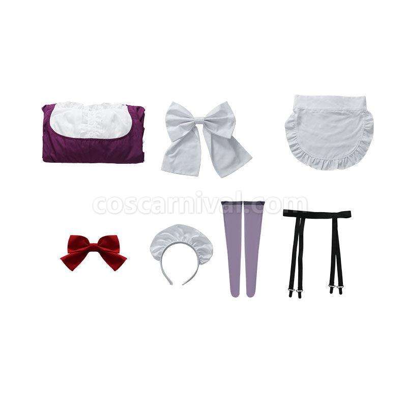 High Rise Invasion Tenkuu Shinpan Maid Mask Cosplay Costumes coscarnival01119542