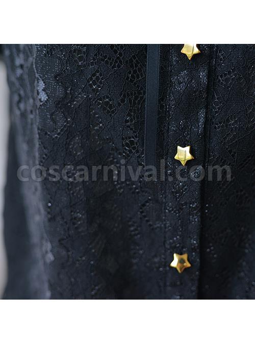 Hollow Out Lace Classic Lolita Fly Sleeve Shirt coscarnival