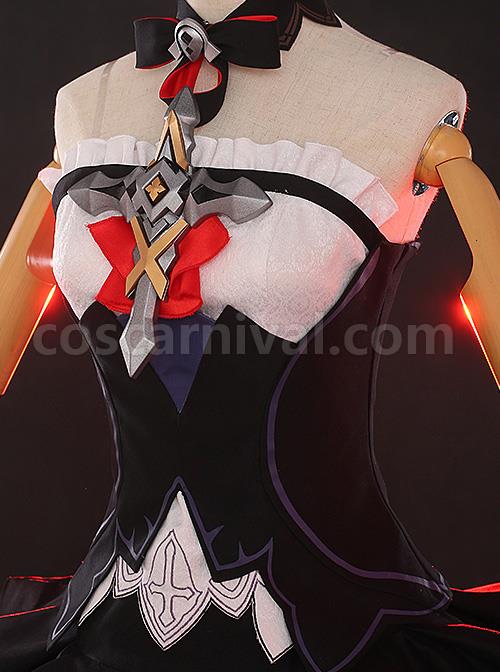 Honkai Impact 3 Delissa Gothic Dress Cosplay Set coscarnival