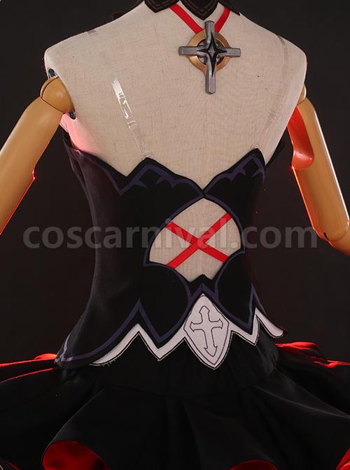 Honkai Impact 3 Delissa Gothic Dress Cosplay Set coscarnival