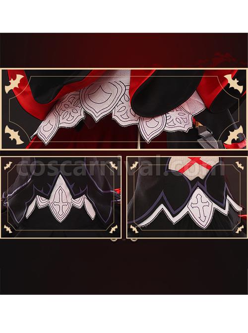 Honkai Impact 3 Delissa Gothic Dress Cosplay Set coscarnival