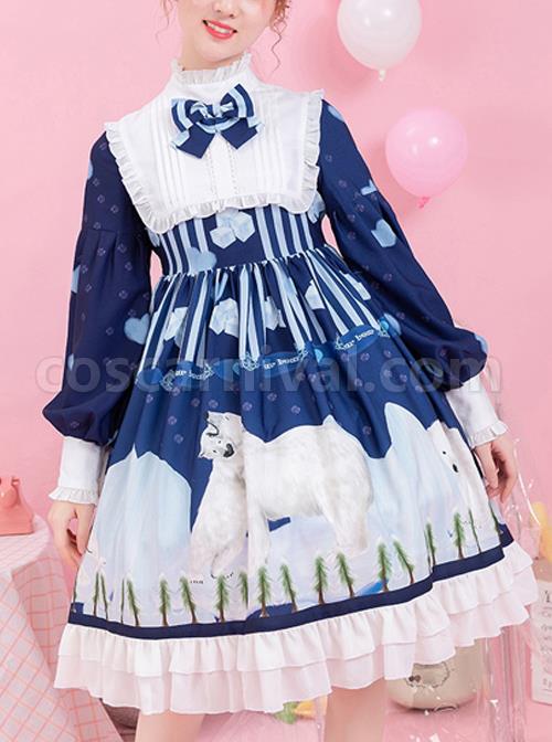 Ice-Bear-Island-Series-OP-Bowknot-Blue-Classic-Lolita-Long-Sleeve-Dress-coscarnival-4216