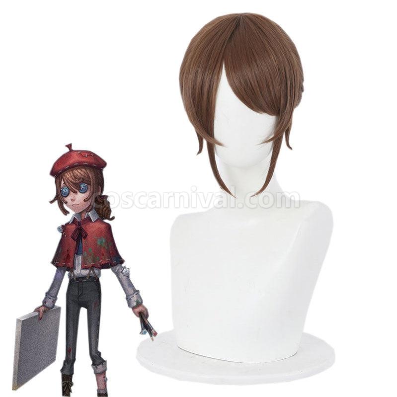 Identity V Edgar Valden Brown Short Cosplay Wigs coscarnival011115162