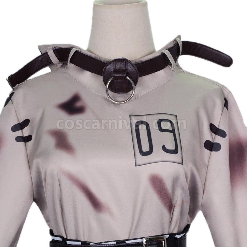 Identity V Mechanic Cunning Smile Disease Tracy Reznik Cosplay Costume coscarnival011112966