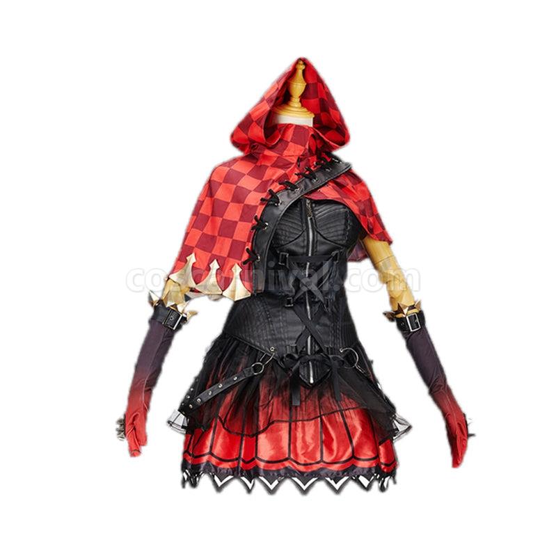 Identity V Mechanic Red Riding Hood Tracy Reznik Cosplay Costume coscarnival011112361