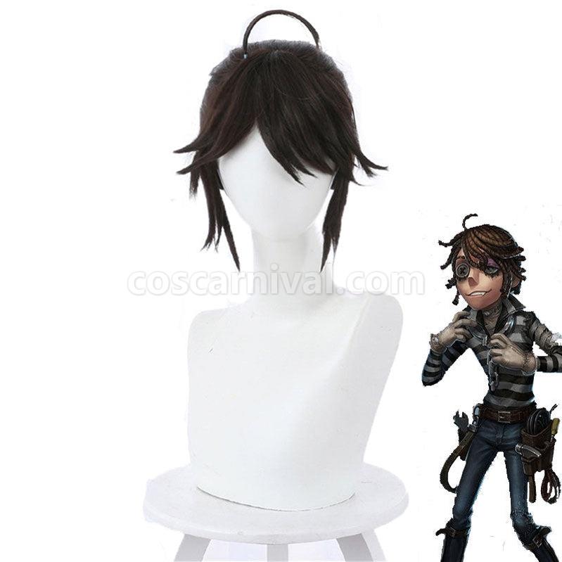 Identity V Prisoner Luca Balsa Brown Short Cosplay Wigs coscarnival011115256