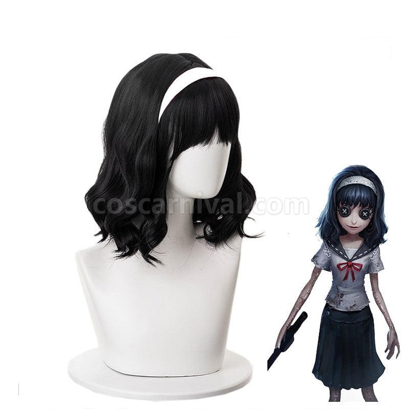 Identity V Witch Kawakami Tomie Yidhra Short Black Cosplay Wigs coscarnival011115190
