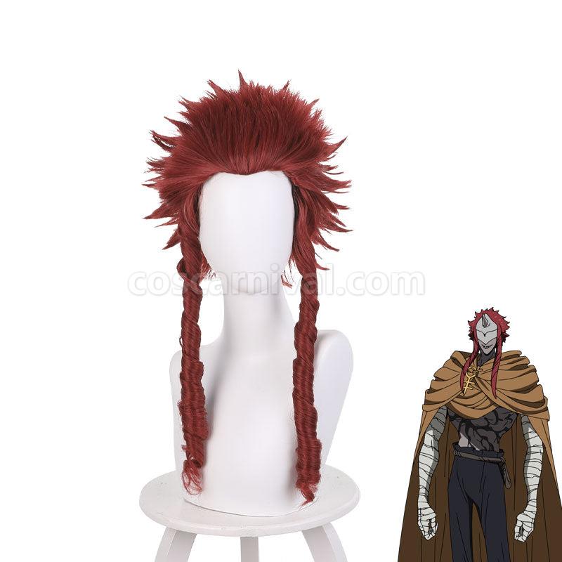 Identity V x The Promised Neverland Sonju Jack Red Wine Cosplay Wigs coscarnival01119568
