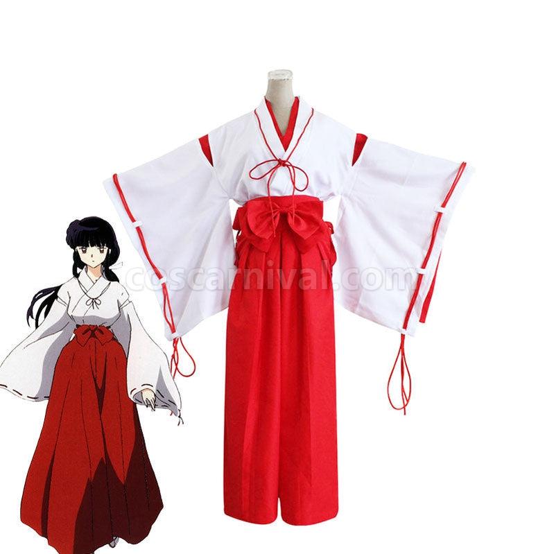 Inuyasha Kikyo Cosplay Costume coscarnival011114819