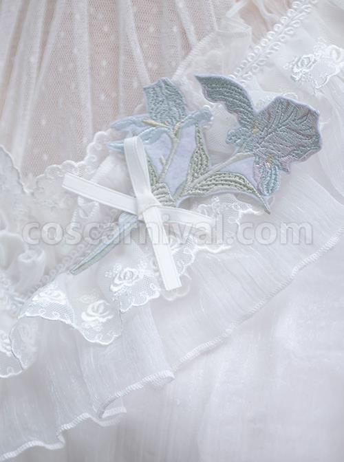 Iris-Print-Spring-Daily-Elegant-Lantern-Sleeve-Mid-Sleeve-Classic-Lolita-Dress-coscarnival-1648