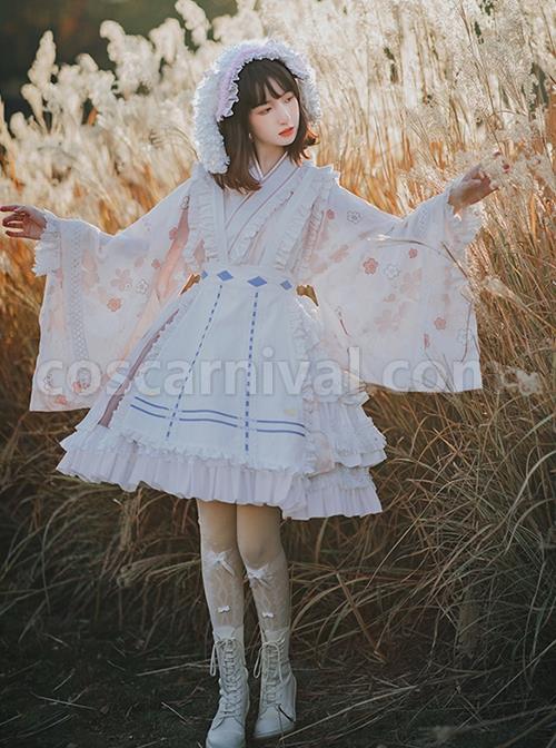 Japanese-Ruffled-Collar-Large-Sleeves-Bowknot-Classic-Lolita-Long-Sleeved-Dress-coscarnival-1629