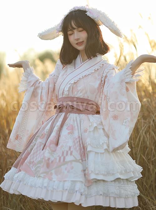 Japanese-Ruffled-Collar-Large-Sleeves-Bowknot-Classic-Lolita-Long-Sleeved-Dress-coscarnival-1634