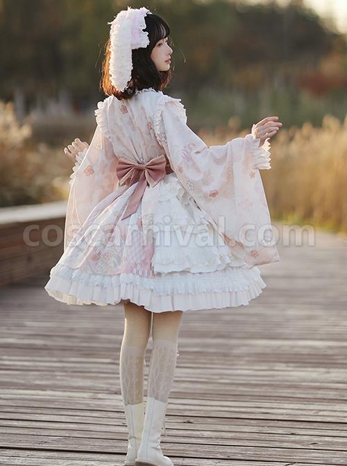 Japanese-Ruffled-Collar-Large-Sleeves-Bowknot-Classic-Lolita-Long-Sleeved-Dress-coscarnival-1642