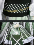Japanese-Style-Cherry-Blossom-Jacquard-Classic-Lolita-Flower-Festival-Green-Kimono-coscarnival-3898