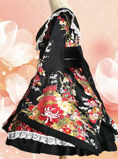 Japanese-Style-Flowers-Printing-Bowknot-Black-Kimono-Classic-Lolita-Dress-coscarnival-865