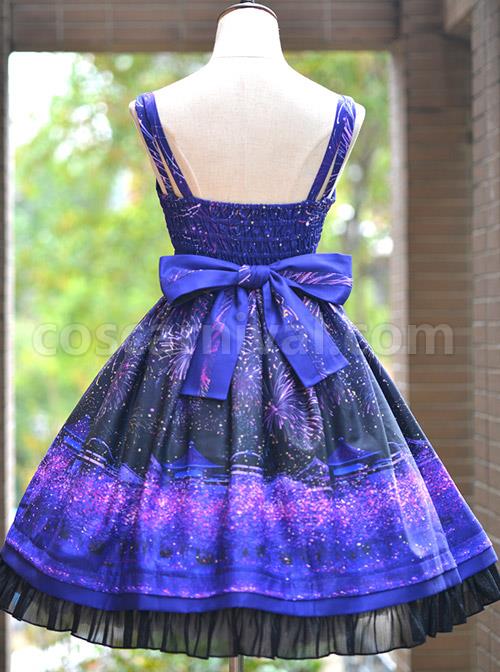 Japanese-Style-Sakura-Fireworks-Classic-Lolita-Sling-Dress-coscarnival-4629