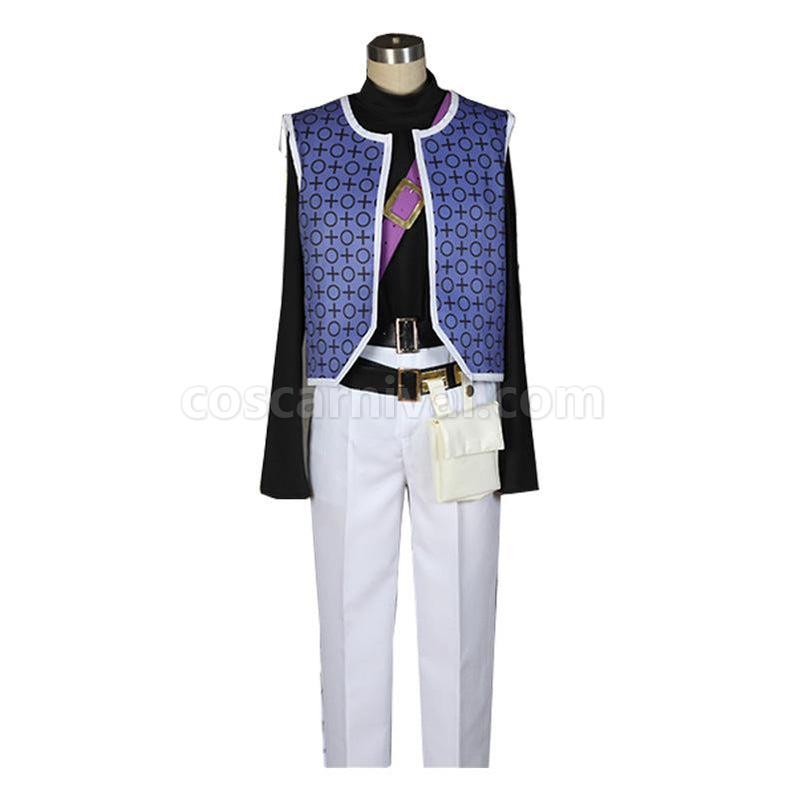 JoJo's Bizarre Adventure Diamond is Unbreakable Kujo Jotaro Cosplay Costume with Hat coscarnival011118586