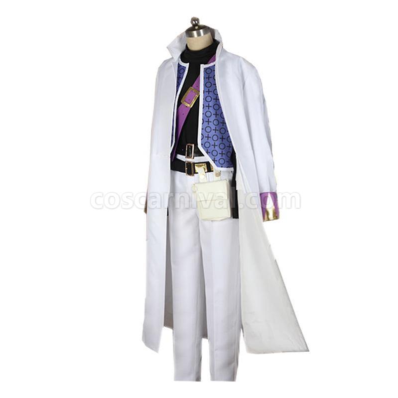 JoJo's Bizarre Adventure Diamond is Unbreakable Kujo Jotaro Cosplay Costume with Hat coscarnival011118596