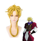 JoJo's Bizarre Adventure Dio Brando Long Blond Cosplay Wigs coscarnival011118653