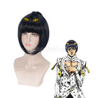JoJo's Bizarre Adventure Golden Wind Bruno Bucciarati Short Black Cosplay Wigs coscarnival011118704