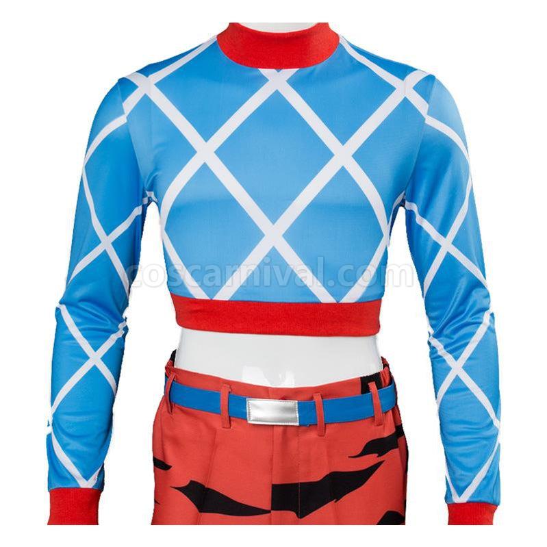 JoJo's Bizarre Adventure Golden Wind Guido Mista Cosplay Costume coscarnival011118624