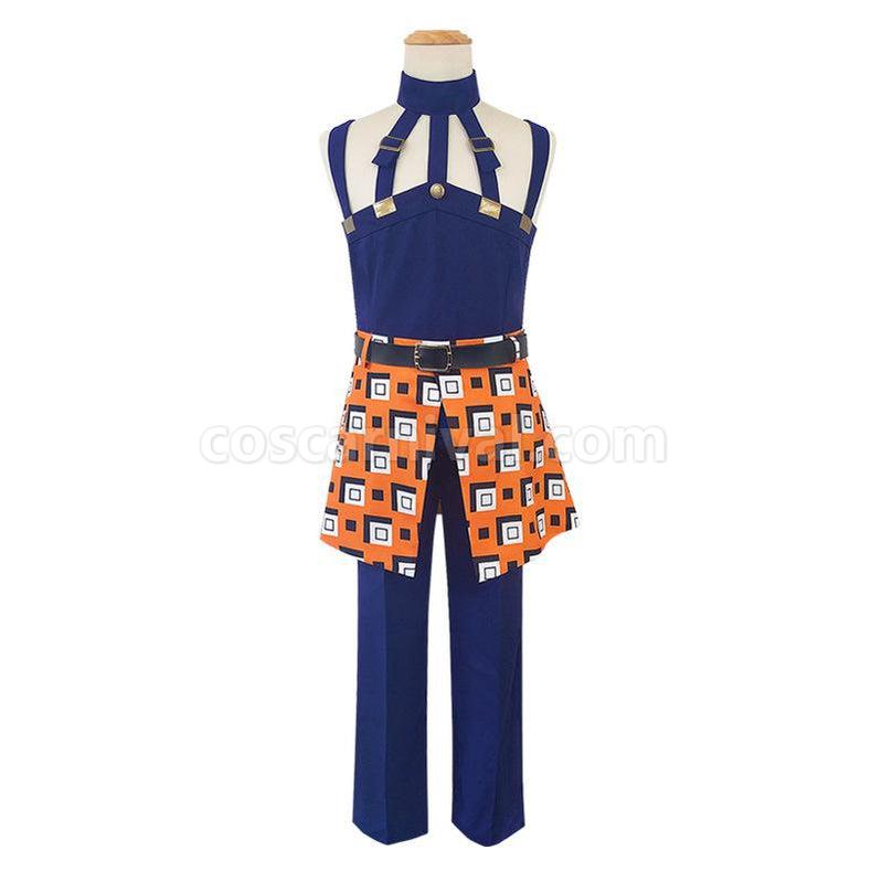 JoJo's Bizarre Adventure Golden Wind Narancia Ghirga Cosplay Costume coscarnival011118656