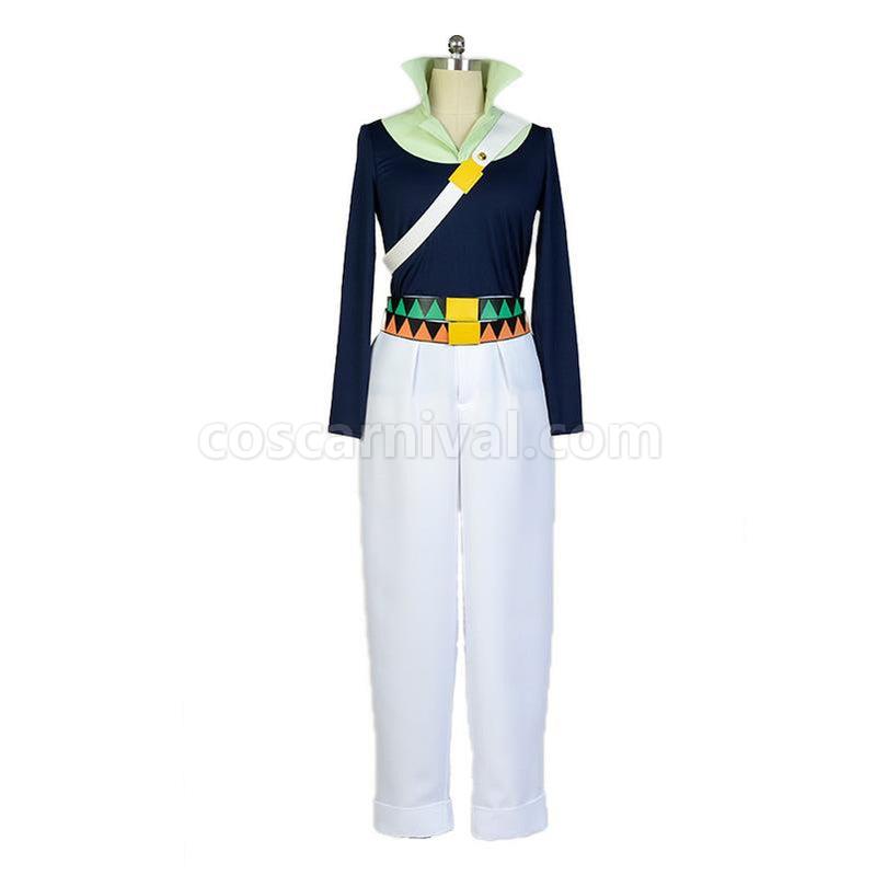 JoJo's Bizarre Adventure Kujo Jotaro Star Platinum Cosplay Costume coscarnival011118565