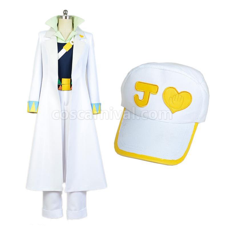 JoJo's Bizarre Adventure Kujo Jotaro Star Platinum Cosplay Costume coscarnival011118573