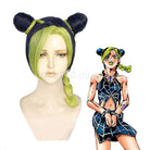 JoJo's Bizarre Adventure Stone Ocean Jolyne Cujoh Mixed Light Green Cosplay Wigs coscarnival011118758
