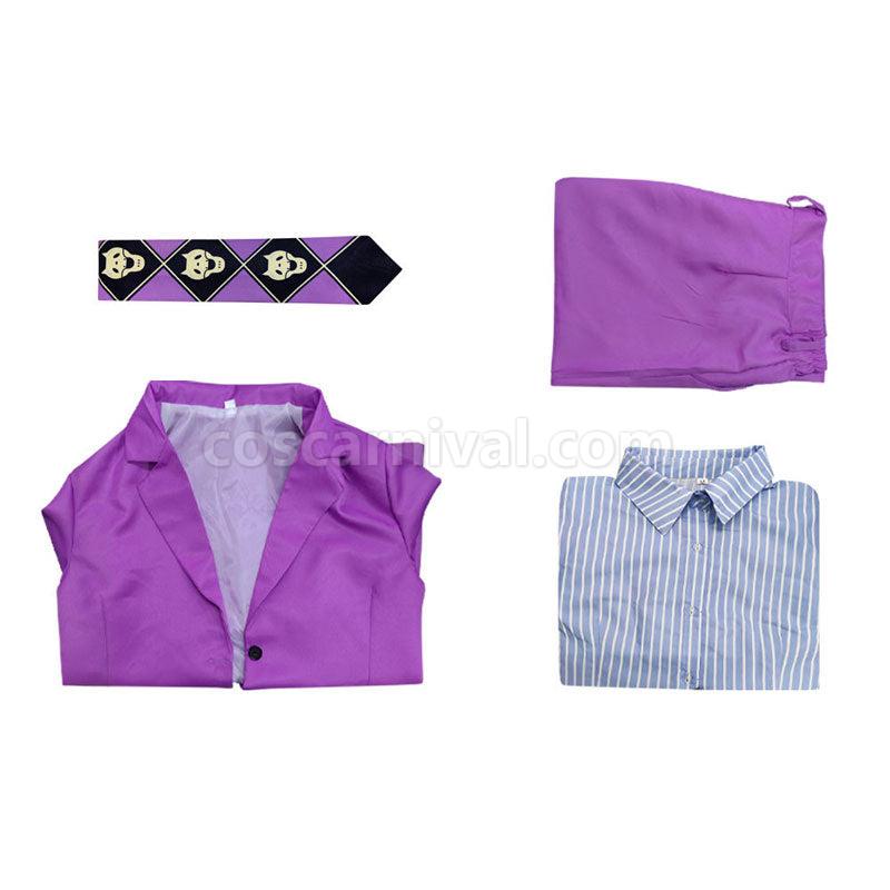 JoJo's Bizarre Adventure Yoshikage Kira Suit Cosplay Costumes coscarnival01117966