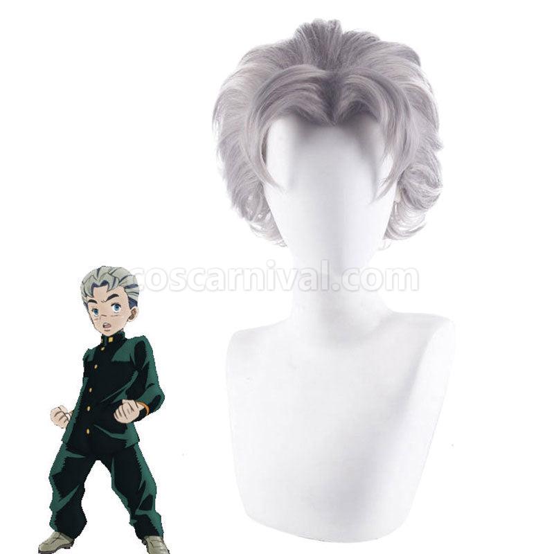 Jojo's Bizarre Adventure Diamond Is Unbreakable Koichi Hirose Cosplay Wigs coscarnival01115075