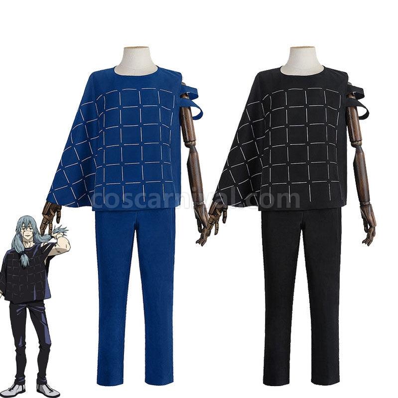 Jujutsu Kaisen Mahito Black Blue Outfits Cosplay Costume coscarnival011111808