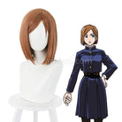 Jujutsu Kaisen Nobara Kugisaki Short Brown Cosplay Wigs coscarnival011113756