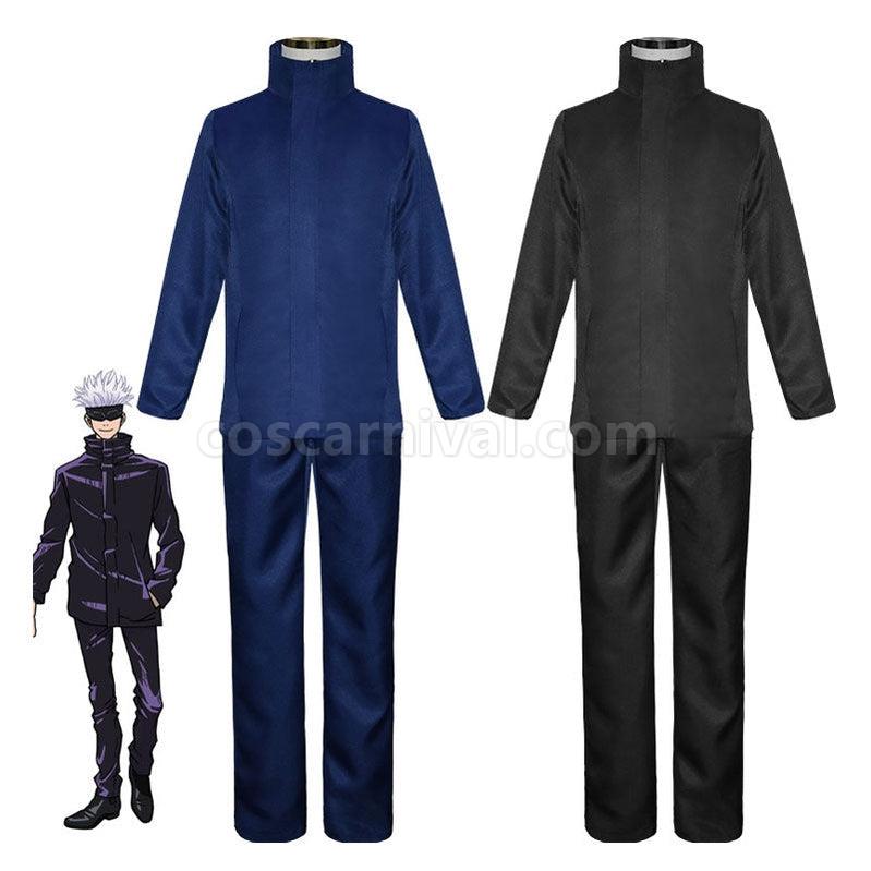 Jujutsu Kaisen Satoru Gojo Child Outfits Cosplay Costume with Blindfold coscarnival011111904