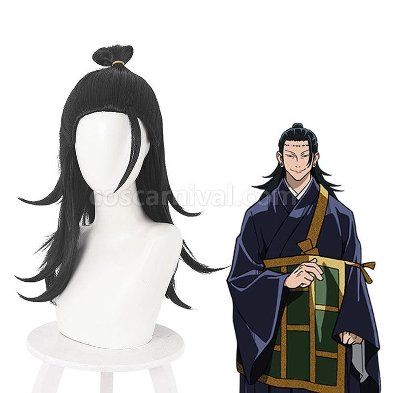 Jujutsu Kaisen Suguru Geto Long Black Cosplay Wigs coscarnival011112825