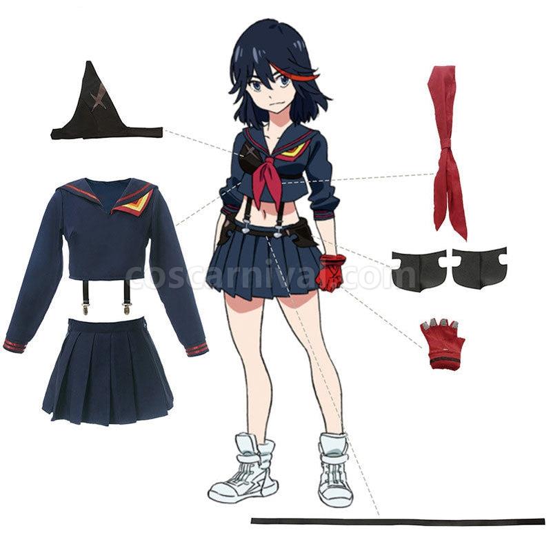 KILL la KILL Matoi Ryuuko Uniform Cosplay Costumes coscarnival011116334