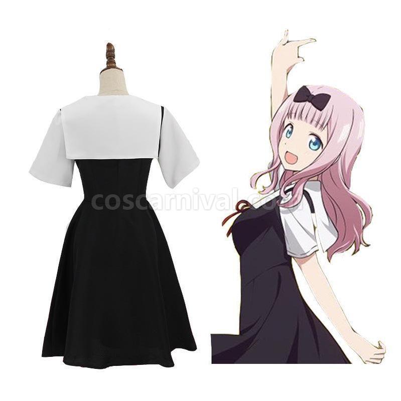 Kaguya sama Love Is War Kaguya Shinomiya Short Sleeve Uniform Cosplay Costume coscarnival011119493