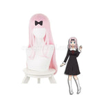 Kaguya sama Love is War Chika Fujiwara Pink Long Cospaly Wigs coscarnival011119450