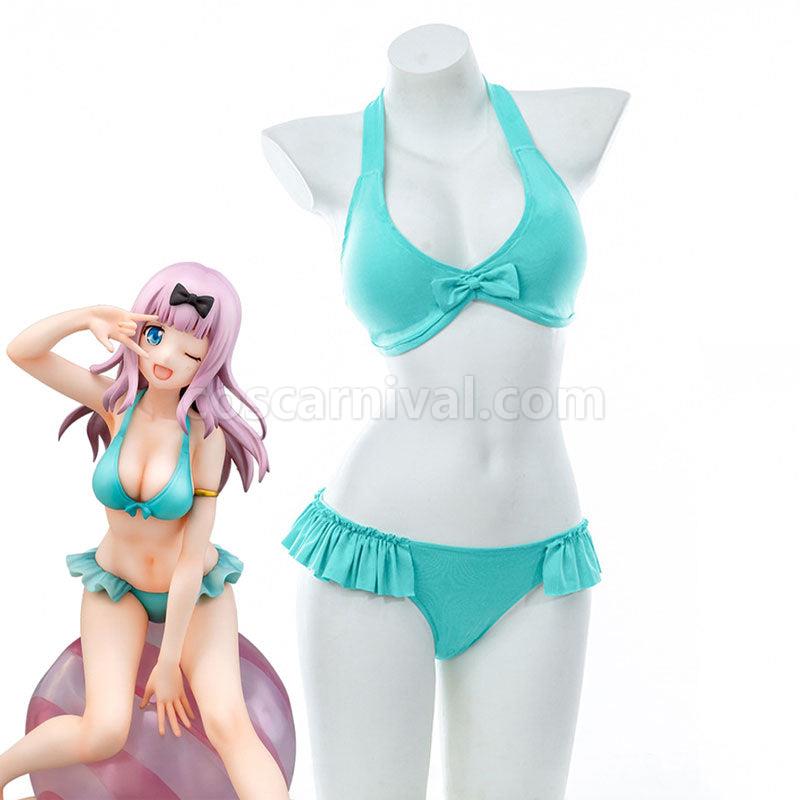 Kaguya sama Love is War Chika Fujiwara Swimsuit Cosplay Costume coscarnival01116621
