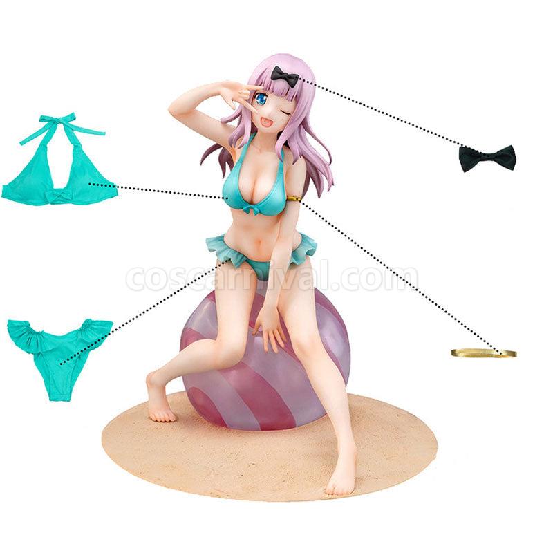 Kaguya sama Love is War Chika Fujiwara Swimsuit Cosplay Costume coscarnival01116705