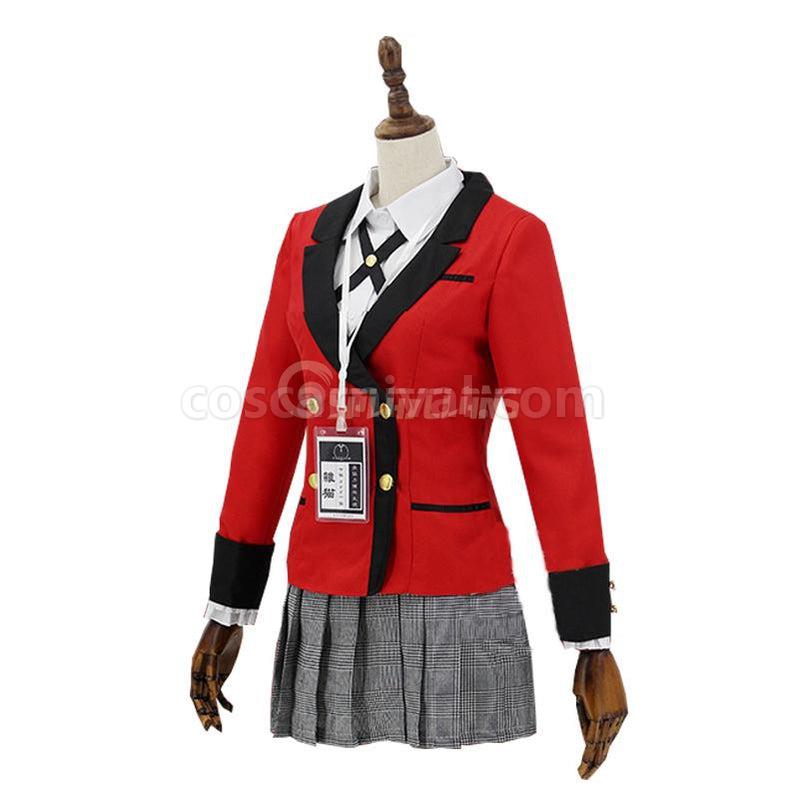 Kakegurui Momobami Kirari Uniform Cosplay Costumes coscarnival011118381