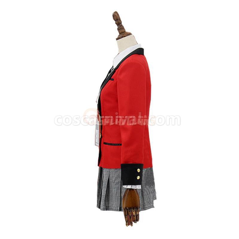 Kakegurui Momobami Kirari Uniform Cosplay Costumes coscarnival011118388