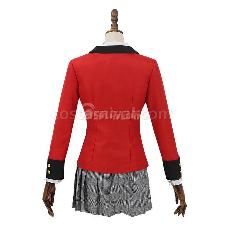 Kakegurui Momobami Kirari Uniform Cosplay Costumes coscarnival011118393
