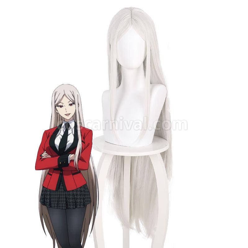Kakegurui Twin Sachiko Juraku Milk White Gold Cosplay Wigs coscarnival01111797