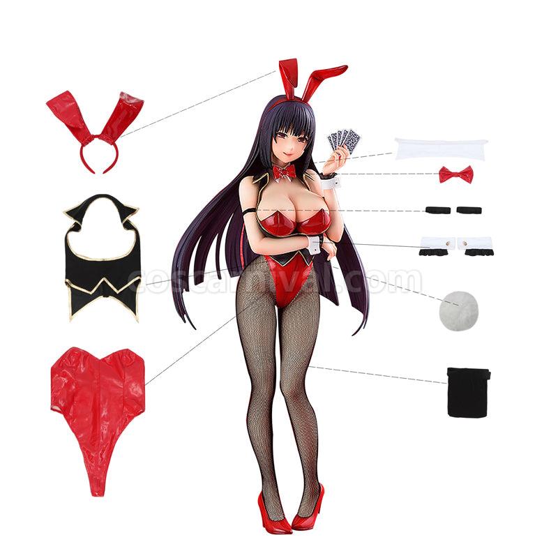 Kakegurui Yumeko Jabami Bunny Girl Cosplay Costumes coscarnival01119921