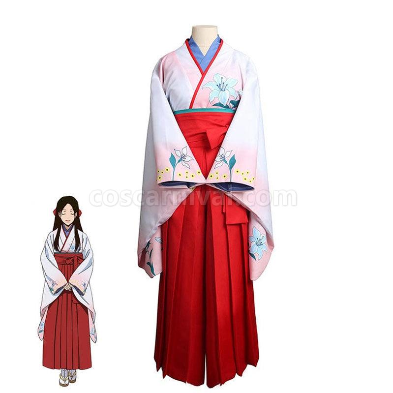Kakegurui Yuriko Nishinotouin Kimono Cosplay Costumes coscarnival011110574